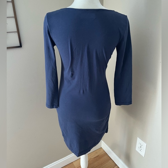 Lilly Pulitzer Marina Pima Cotton Embroidered Quarter Sleeve Shift Mini Dress XS - Picture 8 of 10